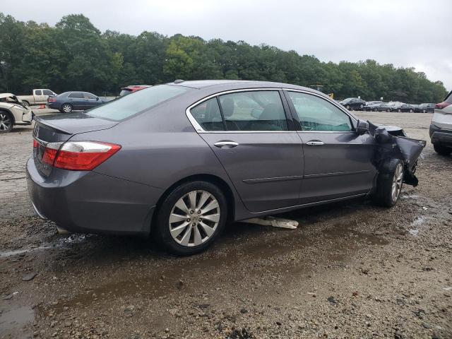 1HGCR3F8XEA019448 - 2014 HONDA ACCORD EXL GRAY photo 3
