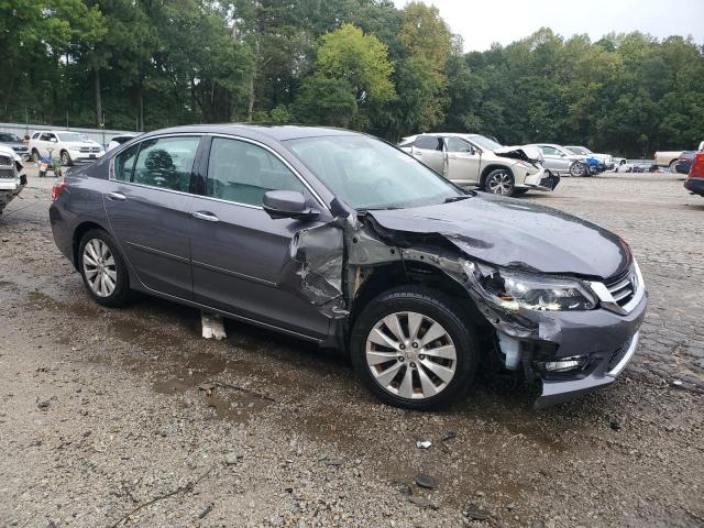 1HGCR3F8XEA019448 - 2014 HONDA ACCORD EXL GRAY photo 4