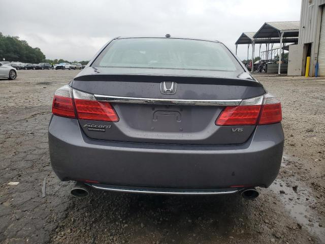 1HGCR3F8XEA019448 - 2014 HONDA ACCORD EXL GRAY photo 6