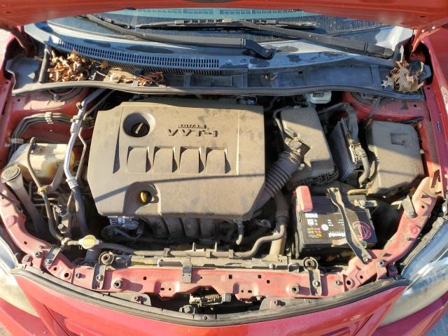 2T1BU4EE8BC678190 - 2011 TOYOTA COROLLA BASE Կարմիր լուսանկար 11