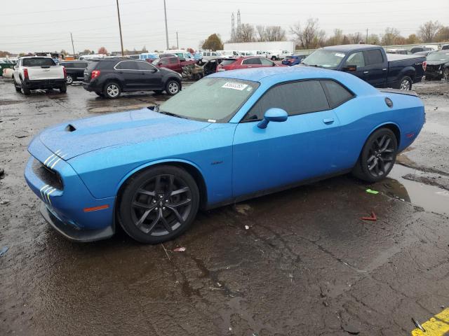 2C3CDZBT7KH639380 - 2019 DODGE CHALLENGER R/T BLUE photo 1
