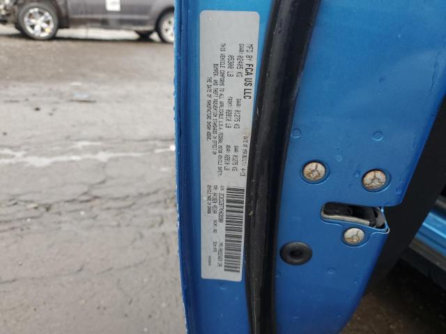 2C3CDZBT7KH639380 - 2019 DODGE CHALLENGER R/T BLUE photo 12