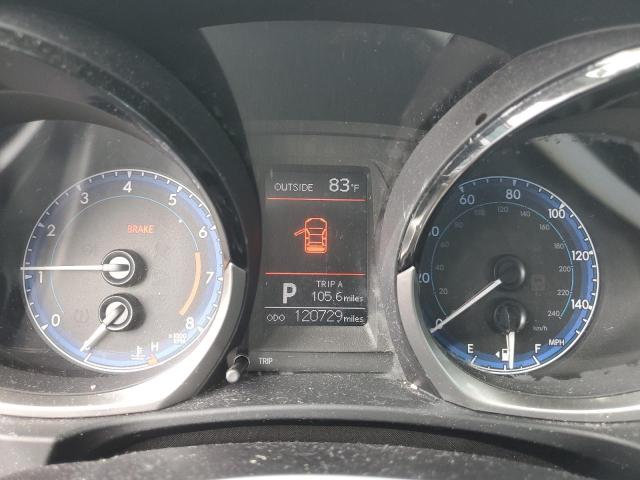 2T1BURHE3FC451410 - 2015 TOYOTA COROLLA L RED photo 9