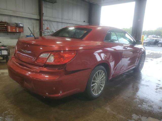 1C3LC55R18N125097 - 2008 CHRYSLER SEBRING TOURING 勃艮第红 照片 3