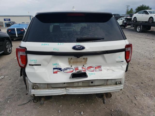 1FM5K8AR6GGA86584 - 2016 FORD EXPLORER POLICE INTERCEPTOR Белый фото 6
