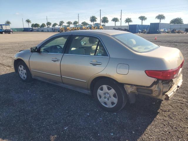 1HGCM56415A163753 - 2005 HONDA ACCORD LX ბეჟი ფოტო 2