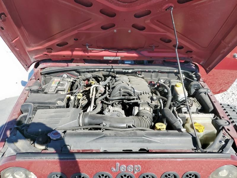 1C4AJWAG4DL542450 - 2013 JEEP WRANGLER SPORT Rot Foto 12