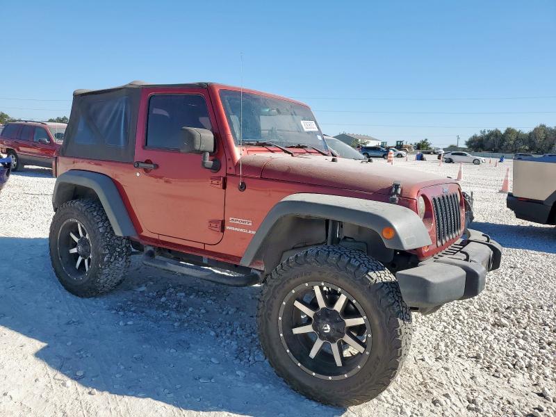 1C4AJWAG4DL542450 - 2013 JEEP WRANGLER SPORT Rot Foto 4