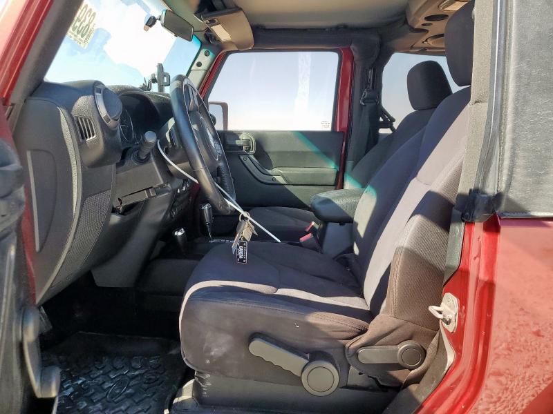 1C4AJWAG4DL542450 - 2013 JEEP WRANGLER SPORT Rot Foto 7