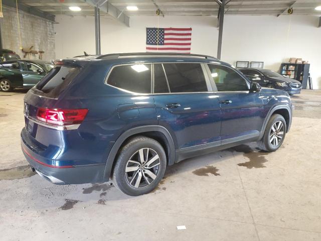 1V2DP2CA8NC520870 - 2022 VOLKSWAGEN ATLAS SE Синій фото 3