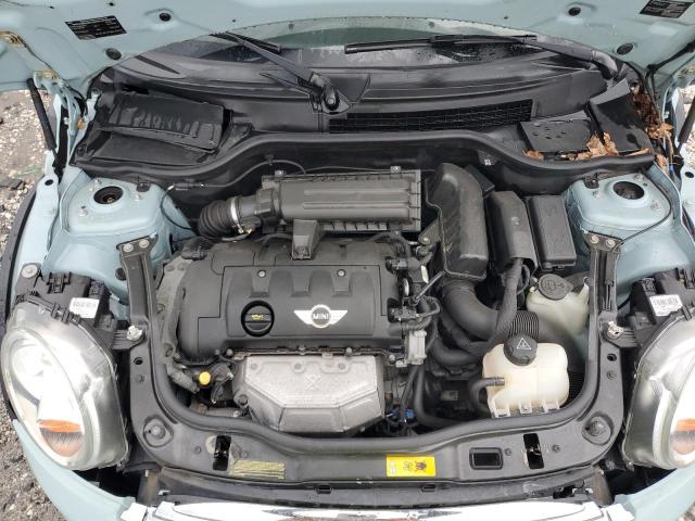 WMWSU3C57DT685296 - 2013 MINI COOPER BLUE photo 11
