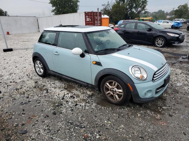 WMWSU3C57DT685296 - 2013 MINI COOPER BLUE photo 4