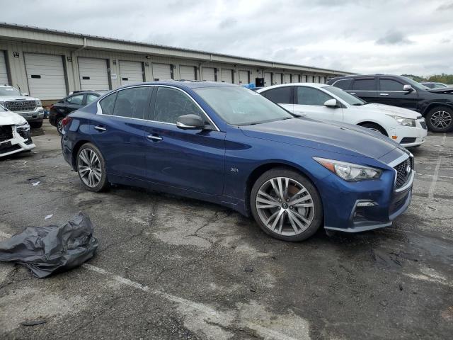 JN1EV7AR9JM434430 - 2018 INFINITI Q50 LUXE BLUE photo 4