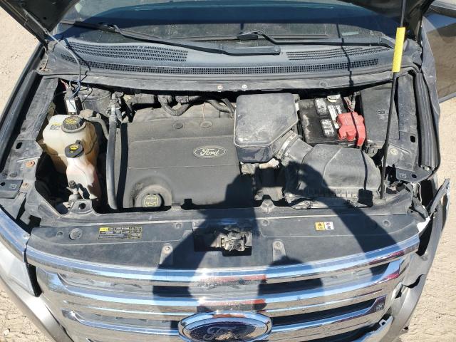 2FMDK4JCXEBA55181 - 2014 FORD EDGE SEL GRAY photo 12