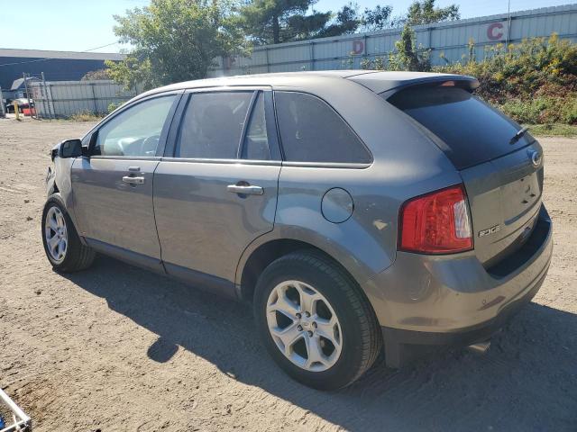 2FMDK4JCXEBA55181 - 2014 FORD EDGE SEL GRAY photo 2