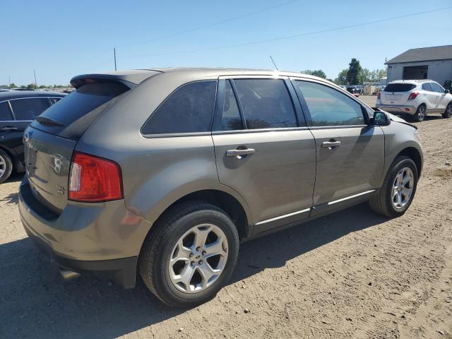 2FMDK4JCXEBA55181 - 2014 FORD EDGE SEL GRAY photo 3