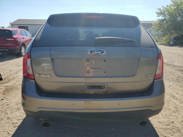 2FMDK4JCXEBA55181 - 2014 FORD EDGE SEL GRAY photo 6
