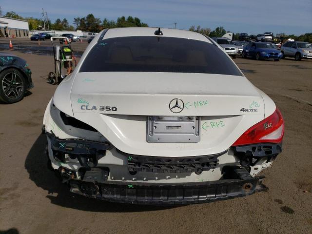 WDDSJ4GB5HN400113 - 2017 MERCEDES-BENZ CLA 250 4MATIC WHITE photo 6
