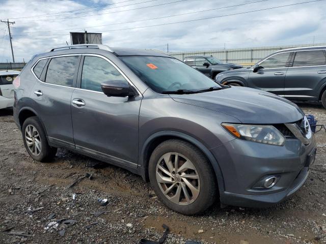 5N1AT2MVXFC762574 - 2015 NISSAN ROGUE S ნაცრისფერი ფოტო 4