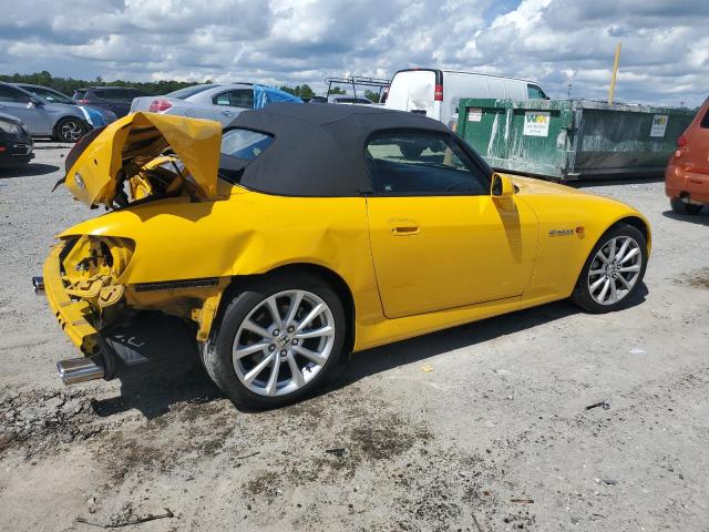 JHMAP21497S003358 - 2007 HONDA S2000 YELLOW photo 3