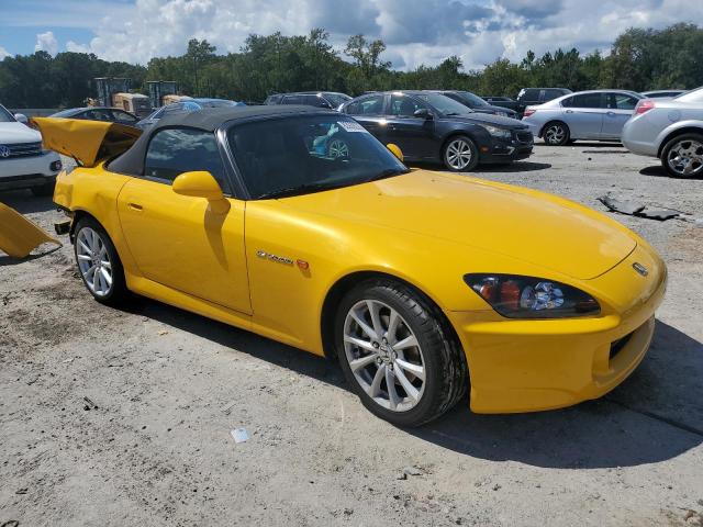 JHMAP21497S003358 - 2007 HONDA S2000 YELLOW photo 4