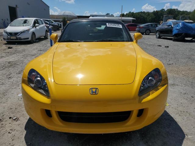 JHMAP21497S003358 - 2007 HONDA S2000 YELLOW photo 5