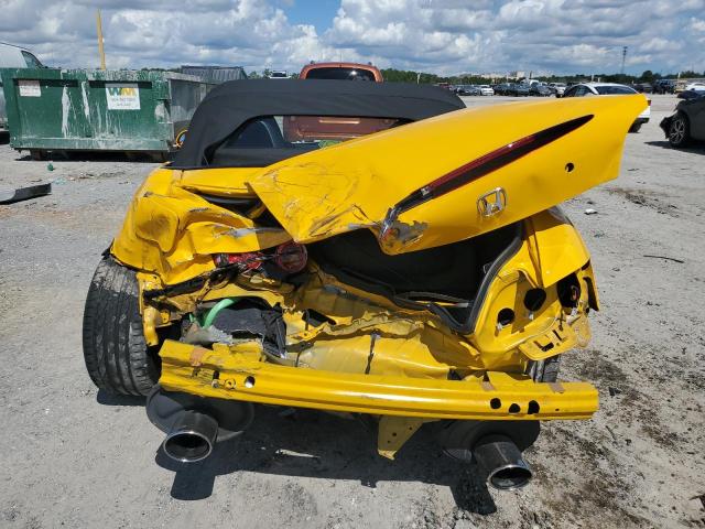 JHMAP21497S003358 - 2007 HONDA S2000 YELLOW photo 6