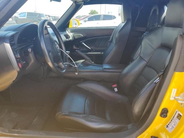 JHMAP21497S003358 - 2007 HONDA S2000 YELLOW photo 7