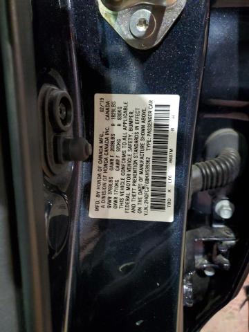 2HGFC2F68KH539362 - 2019 HONDA CIVIC LX BLUE photo 13