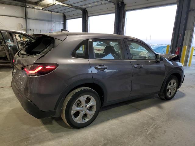 3CZRZ2H37RM707768 - 2024 HONDA HR-V LX Մոխրագույն լուսանկար 3