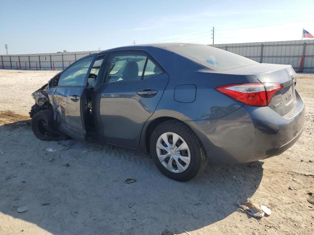 2T1BURHE0EC135428 - 2014 TOYOTA COROLLA L BLUE photo 2