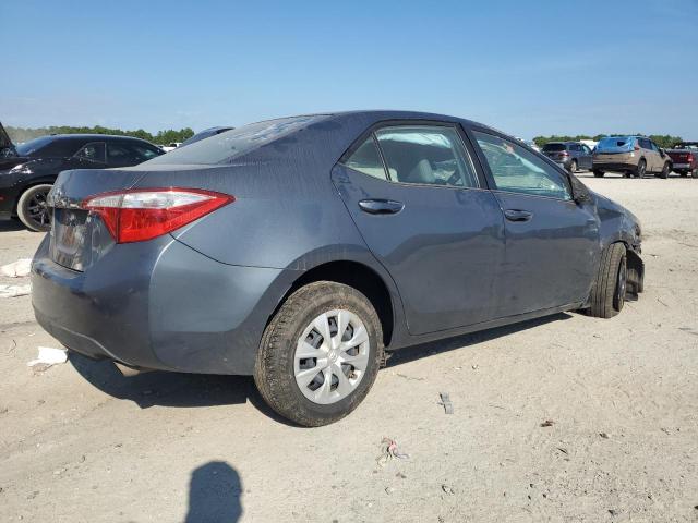 2T1BURHE0EC135428 - 2014 TOYOTA COROLLA L BLUE photo 3