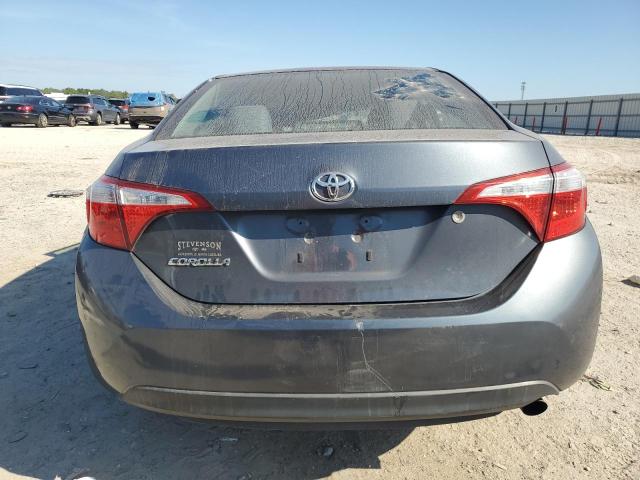 2T1BURHE0EC135428 - 2014 TOYOTA COROLLA L BLUE photo 6