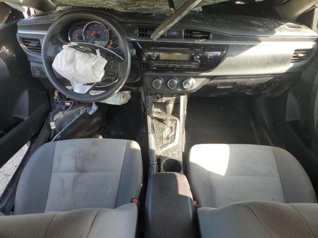 2T1BURHE0EC135428 - 2014 TOYOTA COROLLA L BLUE photo 8