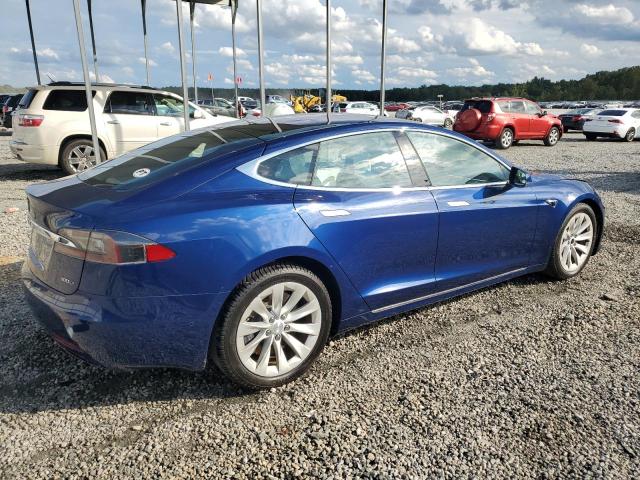 5YJSA1E29HF201060 - 2017 TESLA MODEL S Niebieski zdjęcie 3