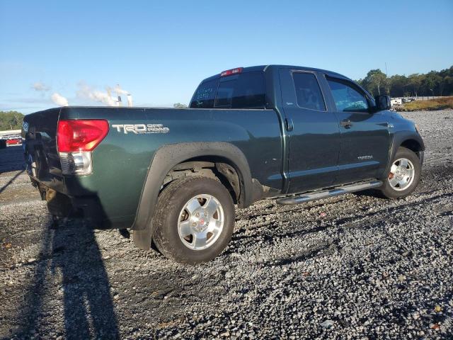 5TFRT54187X005768 - 2007 TOYOTA TUNDRA DOUBLE CAB SR5 GREEN photo 3