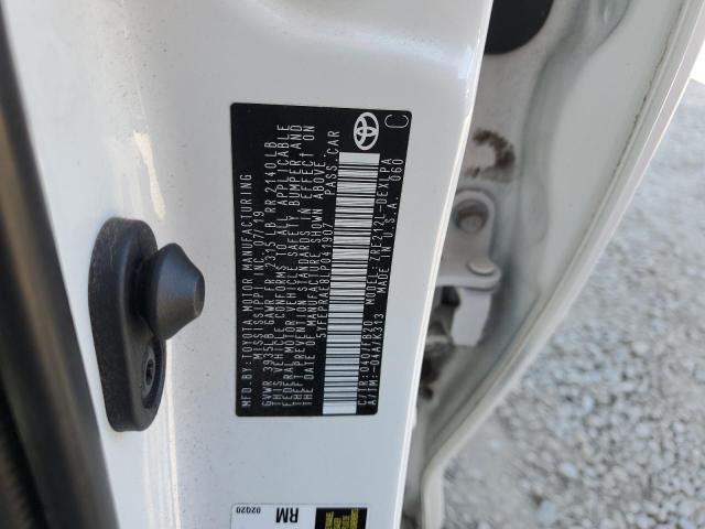 5YFEPRAE8LP041907 - 2020 TOYOTA COROLLA LE Biały zdjęcie 12