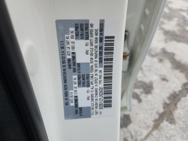3MZBN1V31JM234081 - 2018 MAZDA 3 TOURING WHITE photo 12