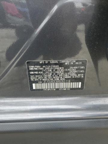 JF2GUADC6R8261114 - 2024 SUBARU CROSSTREK PREMIUM ნაცრისფერი ფოტო 14