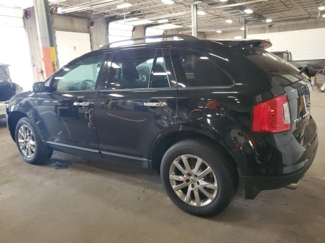 2FMDK4JC0BBB63904 - 2011 FORD EDGE SEL BLACK photo 2