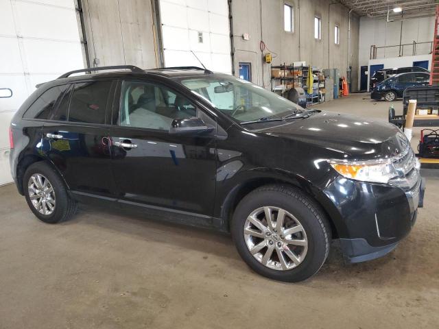 2FMDK4JC0BBB63904 - 2011 FORD EDGE SEL BLACK photo 4