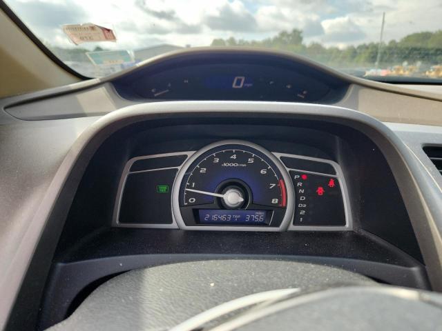 2HGFG12628H515006 - 2008 HONDA CIVIC LX WHITE photo 9