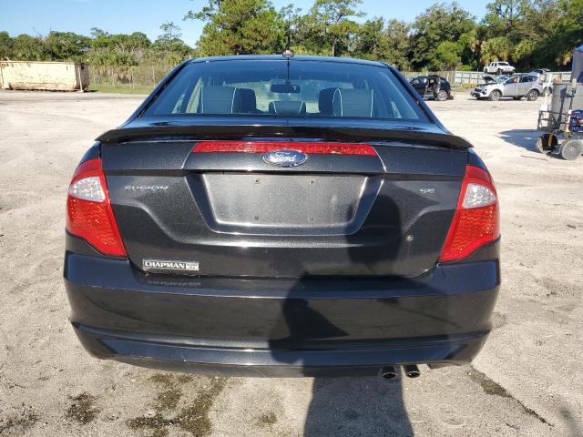 3FAHP0HA5CR242093 - 2012 FORD FUSION SE BLACK photo 6
