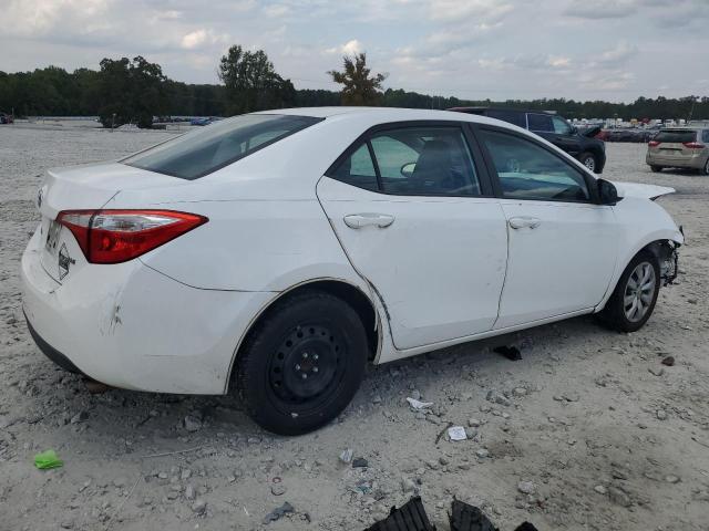 2T1BURHEXFC399211 - 2015 TOYOTA COROLLA L WHITE photo 3