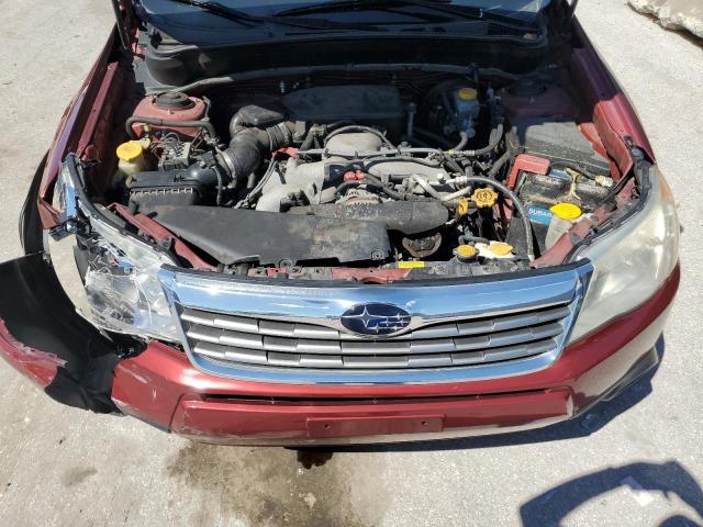 JF2SH6CC4AH765601 - 2010 SUBARU FORESTER 2.5X PREMIUM RED photo 12