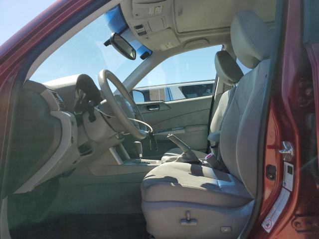 JF2SH6CC4AH765601 - 2010 SUBARU FORESTER 2.5X PREMIUM RED photo 7