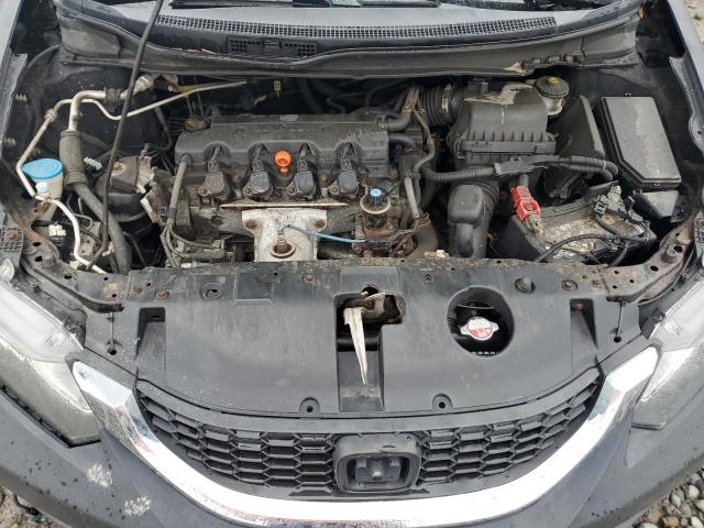 19XFB2F5XFE272834 - 2015 HONDA CIVIC LX BLACK photo 11