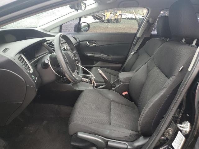 19XFB2F5XFE272834 - 2015 HONDA CIVIC LX BLACK photo 7