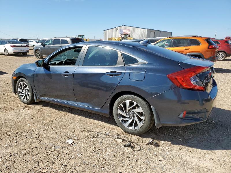 19XFC2F70HE026358 - 2017 HONDA CIVIC EX TEAL photo 2