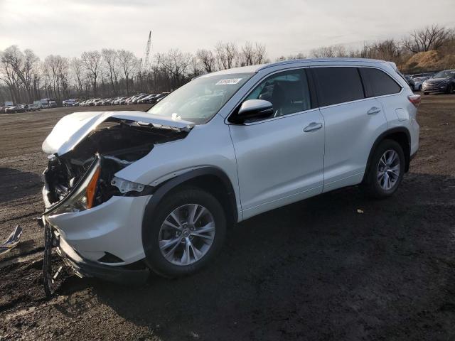 5TDJKRFH3FS186249 - 2015 TOYOTA HIGHLANDER XLE WHITE photo 1
